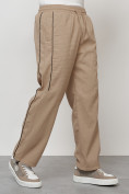 Оптом Спортивный костюм мужской модный бежевого цвета 15020B в Сочи, фото 7