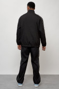 Оптом Спортивный костюм мужской модный черного цвета 15020Ch в Казани, фото 4