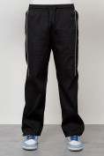 Оптом Спортивный костюм мужской модный черного цвета 15020Ch в Перми, фото 5