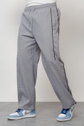 Оптом Спортивный костюм мужской модный серого цвета 15020Sr в Волгоградке, фото 6