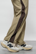 Оптом Спортивный костюм мужской плащевой бежевого цвета 1508B в Саратове, фото 10