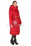 Оптом Пальто женское зимнее большого размера красного цвета 15173Kr