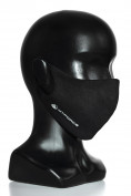 Оптом Маска защитная многоразовая женская черного цвета 15842Ch в Екатеринбурге, фото 9