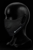 Оптом Маска защитная многоразовая женская черного цвета 15842Ch в Казани, фото 3