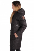 Оптом Куртка парка демисезонная женская ПИСК сезона черного цвета 16099Ch, фото 3
