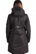 Оптом Куртка парка демисезонная женская ПИСК сезона черного цвета 16099Ch, фото 4