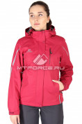 Оптом Куртка спортивная женская весна красного цвета 1617Kr