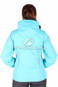 Оптом Куртка спортивная женская весна голубого цвета 1617Gl, фото 3