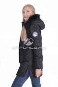 Оптом Итальянская куртка женская черного цвета 1686Ch, фото 2