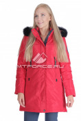 Оптом Итальянская куртка женская красного цвета 1686Kr, фото 2