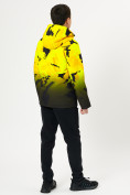 Оптом Куртка демисезонная для мальчика желтого цвета 168J в Екатеринбурге, фото 4