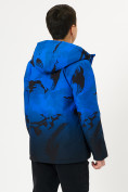 Оптом Куртка демисезонная для мальчика синего цвета 168S в Казани, фото 5