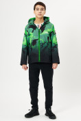 Оптом Куртка демисезонная для мальчика зеленого цвета 168Z в Екатеринбурге