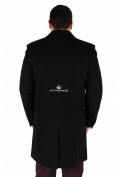 Оптом Пальто мужское черного цвета 16Ch в Самаре, фото 4