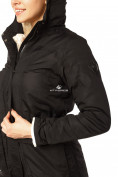 Оптом Куртка парка демисезонная женская черного цвета 17099Ch в Сочи, фото 6