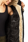 Оптом Куртка парка демисезонная женская черного цвета 17099Ch в Сочи, фото 8