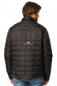 Оптом Куртка мужская стеганная черного цвета 1743Ch, фото 4