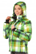 Оптом Куртка горнолыжная женская салатового цвета 1766Sl, фото 4