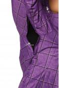 Оптом Куртка горнолыжная женская фиолетового цвета 1766F в Челябинске, фото 6
