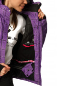 Оптом Куртка горнолыжная женская фиолетового цвета 1766F, фото 8