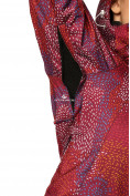 Оптом Куртка горнолыжная женская бордового цвета 1766Bo в Новосибирске, фото 6