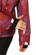 Оптом Куртка горнолыжная женская бордового цвета 1766Bo, фото 7