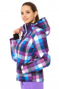 Оптом Куртка горнолыжная женская фиолетового цвета 1807F, фото 2
