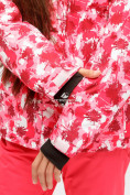 Оптом Куртка горнолыжная подростковая для девочки розового цвета 1773R в Уфе, фото 6