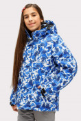 Оптом Куртка горнолыжная подростковая для девочки синего цвета 1773S в Казани, фото 2