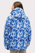 Оптом Куртка горнолыжная подростковая для девочки синего цвета 1773S, фото 4