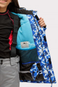 Оптом Куртка горнолыжная подростковая для девочки синего цвета 1773S в Волгоградке, фото 7