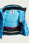 Оптом Куртка горнолыжная подростковая для девочки синего цвета 1774S, фото 4