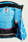 Оптом Куртка горнолыжная подростковая для девочки синего цвета 1774S, фото 5