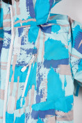Оптом Куртка горнолыжная подростковая для девочки голубого цвета 1774Gl, фото 5