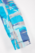 Оптом Куртка горнолыжная подростковая для девочки голубого цвета 1774Gl, фото 6