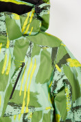 Оптом Куртка горнолыжная подростковая для девочки салатового цвета 1774Sl, фото 7
