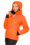 Оптом Куртка горнолыжная женская оранжевого цвета 1778О в Новосибирске, фото 5