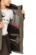 Оптом Куртка горнолыжная женская большого размера темно-серого цвета 1783ТС в Сочи, фото 6