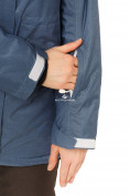 Оптом Куртка горнолыжная женская большого размера голубого цвета 1783Gl, фото 5