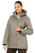 Оптом Куртка горнолыжная женская большого размера серого цвета 1783Sr в Сочи, фото 2