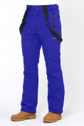 Оптом Брюки горнолыжные мужские синего цвета 18005S в Уфе, фото 6