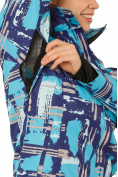Оптом Куртка горнолыжная женская фиолетового цвета 1801F в Уфе, фото 5