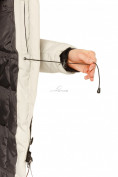 Оптом Куртка парка зимняя женская бежевого цвета 1802B, фото 8