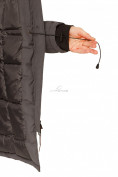 Оптом Куртка парка зимняя женская темно-серого цвета 1802TC, фото 8