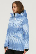 Оптом Куртка горнолыжная женская голубого цвета 1810Gl, фото 2