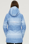 Оптом Куртка горнолыжная женская голубого цвета 1803Gl, фото 4