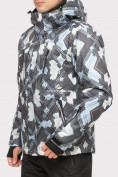 Оптом Куртка горнолыжная мужская серого цвета 18108Sr в Казани, фото 2