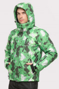 Оптом Куртка горнолыжная мужская зеленого цвета 18108Z в Санкт-Петербурге, фото 3