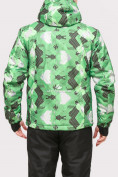 Оптом Куртка горнолыжная мужская зеленого цвета 18108Z в Перми, фото 4