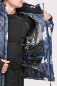 Оптом Куртка горнолыжная мужская темно-синего цвета 18108TS в Перми, фото 6